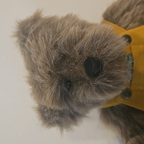 Ashton-Drake 1996 Vintage Plush Teddy Bear with Stand - Picture 4 of 8